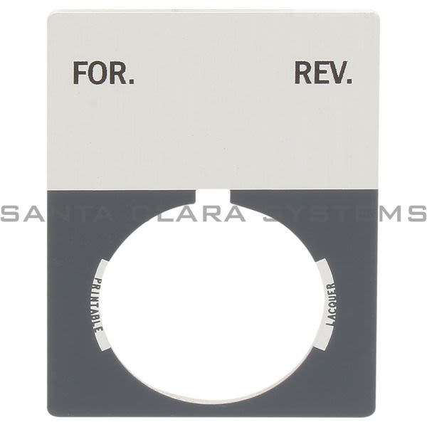 Allen Bradley 800T-X506J 800T Legend Plate,Jumbo,for.-Rev. Product Image