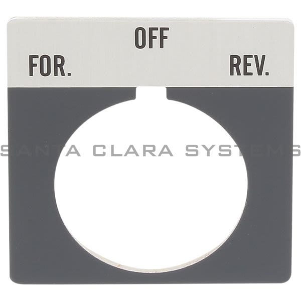 Allen Bradley 800T-X507 Legend Plate Product Image