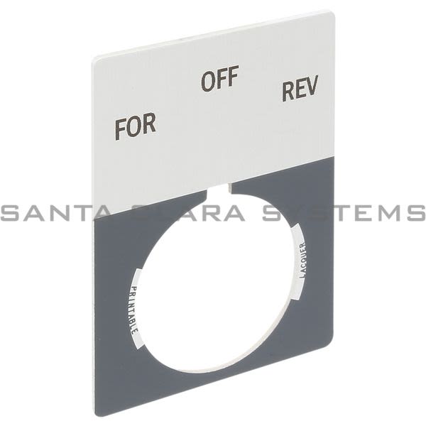 Allen Bradley 800T-X507J 800T Legend Plate,Jumbo,for.-Off-Rev. Product Image