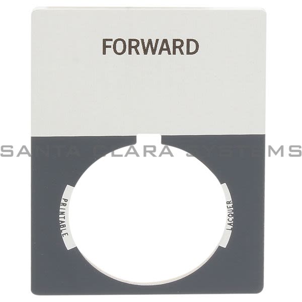 Allen Bradley 800T-X508J 800T Legend Plate,Jumbo,Forward Product Image