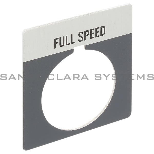 Allen Bradley 800T-X509 800T Legend Plate,Standard,Full Speed Product Image
