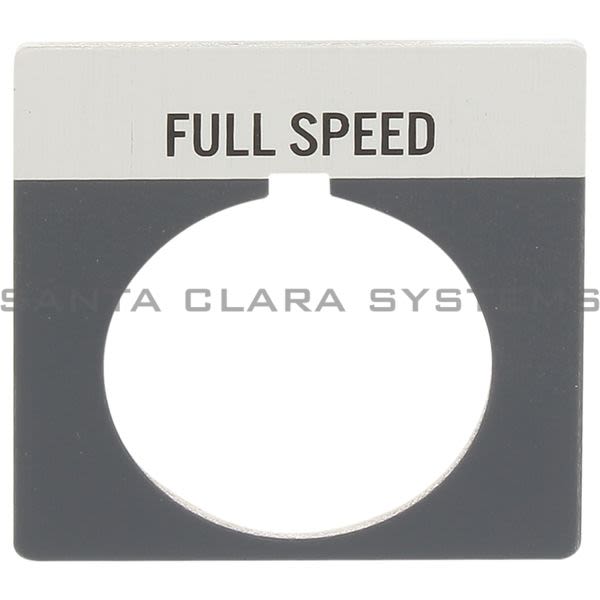 Allen Bradley 800T-X509 800T Legend Plate,Standard,Full Speed Product Image