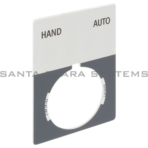 Allen Bradley 800T-X510J 800T Legend Plate,Jumbo,Hand-Auto Product Image