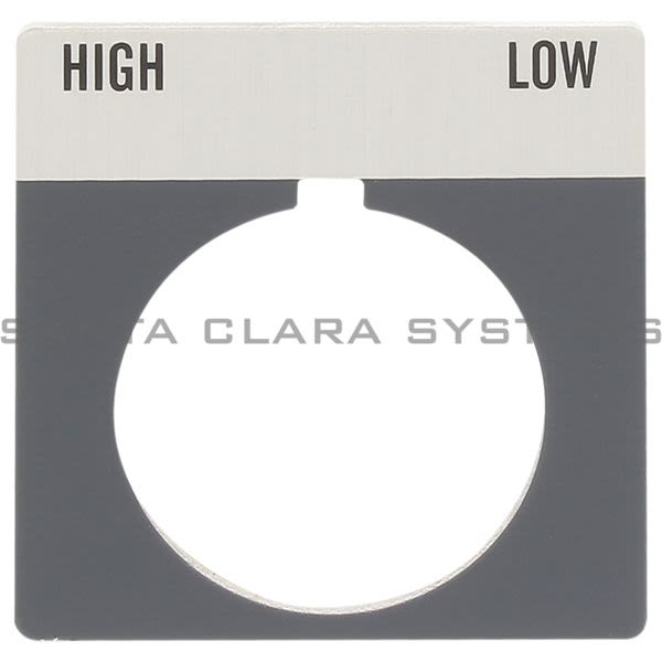 Allen Bradley 800T-X513 800T Legend Plate,Standard,High-Low Product Image