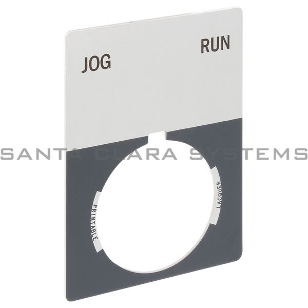 Allen Bradley 800T-X520J 800T Legend Plate,Jumbo,Jog Run Product Image