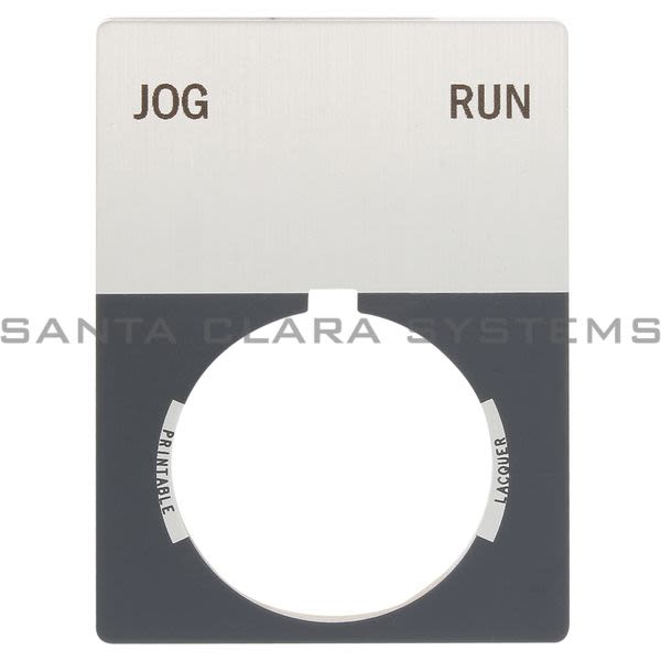 Allen Bradley 800T-X520J 800T Legend Plate,Jumbo,Jog Run Product Image