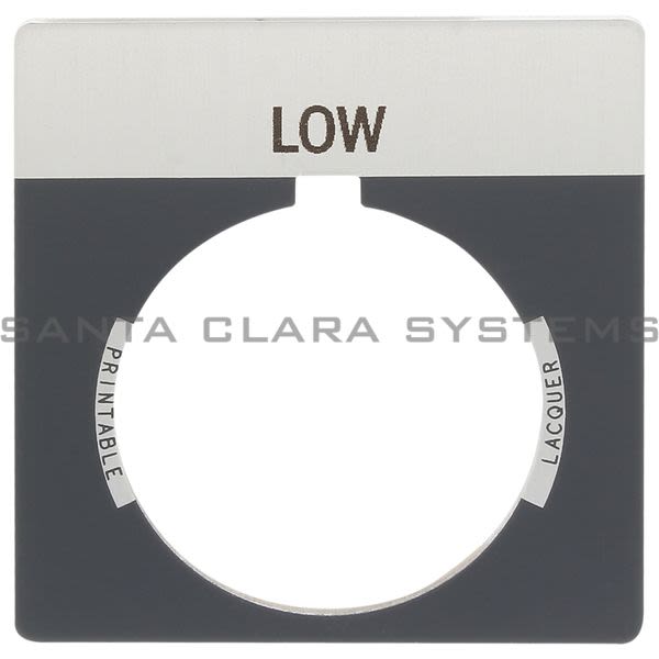 Allen Bradley 800T-X524 800T Legend Plate,Standard,Low Product Image