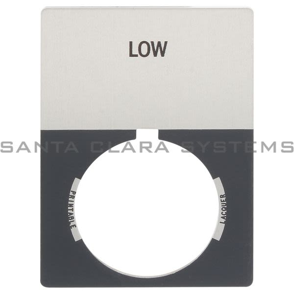 Allen Bradley 800T-X524J 800T Legend Plate,Jumbo,Low Product Image