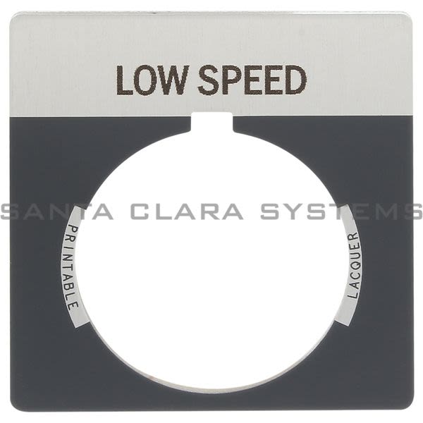 Allen Bradley 800T-X525 800T Legend Plate,Standard,Low-Speed Product Image