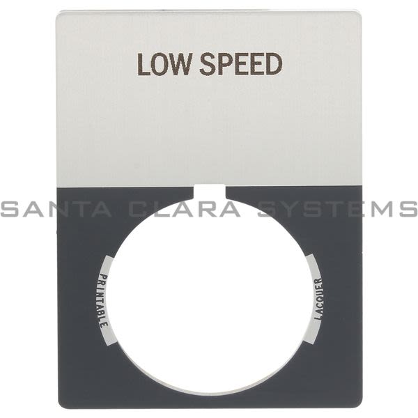 Allen Bradley 800T-X525J 800T Legend Plate,Jumbo,Low-Speed Product Image