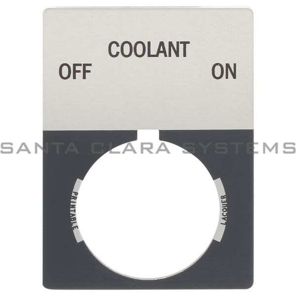 Allen Bradley 800T-X528J 800T Legend Plate,Jumbo,Off-Coolant-On Product Image