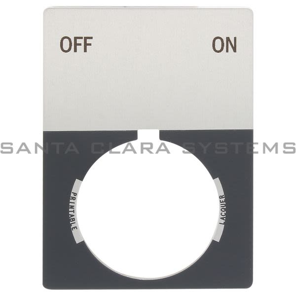 Allen Bradley 800T-X529J Legend Plate Product Image