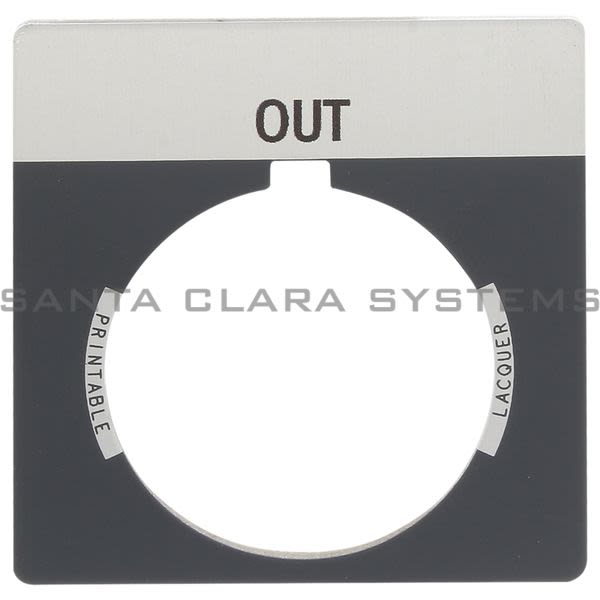 Allen Bradley 800T-X534 800T Legend Plate,Standard,Out Product Image