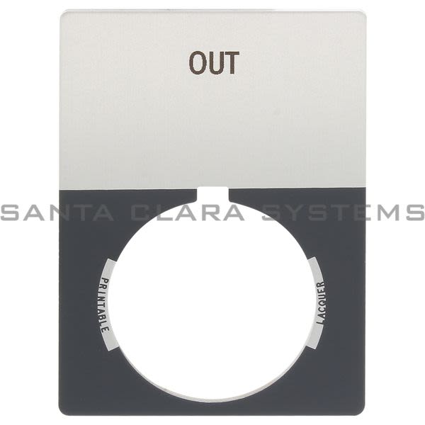 Allen Bradley 800T-X534J 800T Legend Plate,Jumbo,Out Product Image