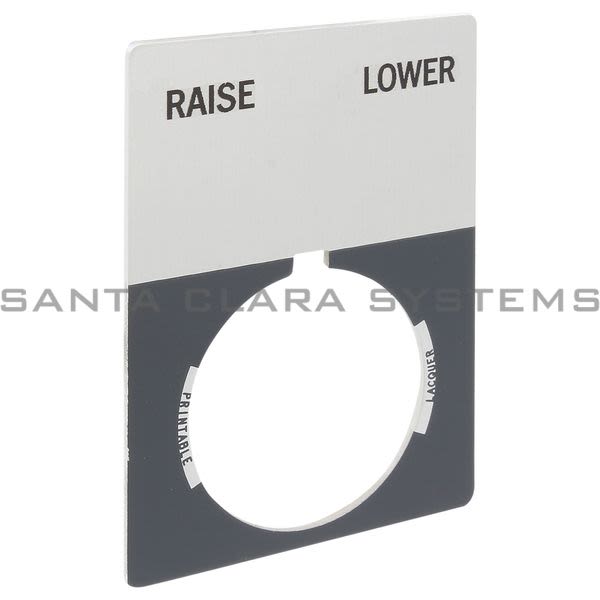 Allen Bradley 800T-X536J 800T Legend Plate,Jumbo,Raise-Lower Product Image