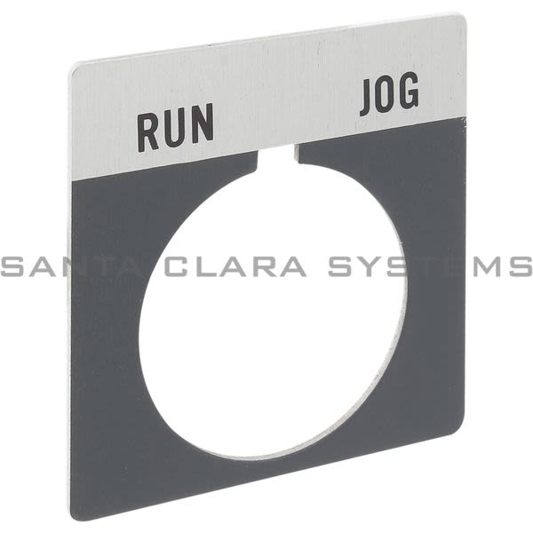 Allen Bradley 800T-X541 800T Legend Plate,Standard,Run-Jog Product Image