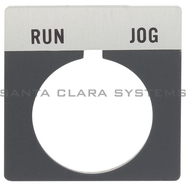 Allen Bradley 800T-X541 800T Legend Plate,Standard,Run-Jog Product Image