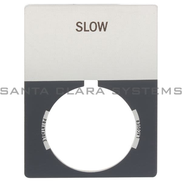 Allen Bradley 800T-X544J 800T Legend Plate,Jumbo,Slow Product Image