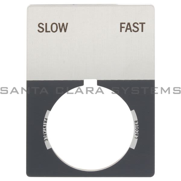 Allen Bradley 800T-X545J 800T Legend Plate,Jumbo,Slow-Fast Product Image