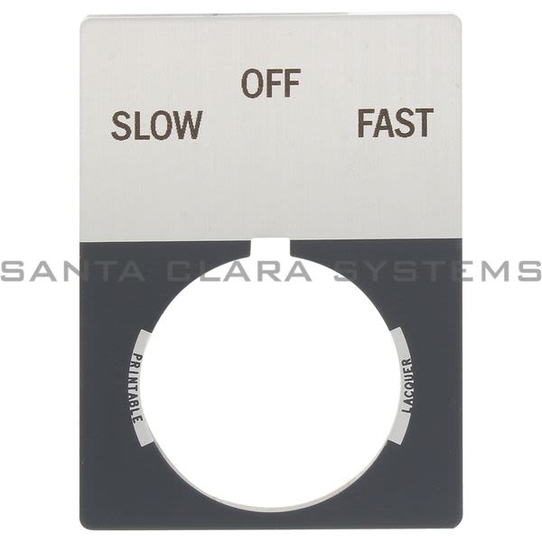 Allen Bradley 800T-X546J 800T Legend Plate,Jumbo,Slow-Off-Fast Product Image