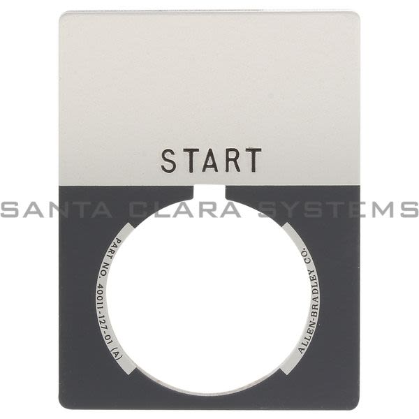 Allen Bradley 800T-X547J Legend Plate | Start Product Image