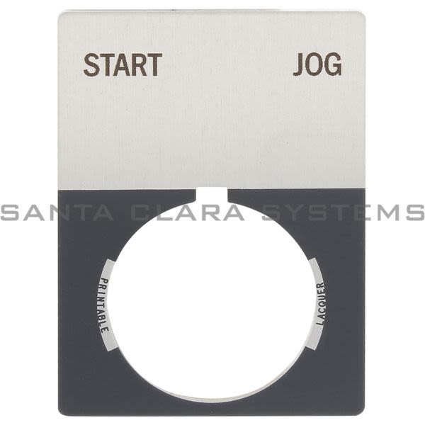 Allen Bradley 800T-X548J 800T Legend Plate,Jumbo,Start-Jog Product Image