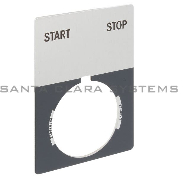 Allen Bradley 800T-X549J 800T Legend Plate,Jumbo,Start-Stop Product Image