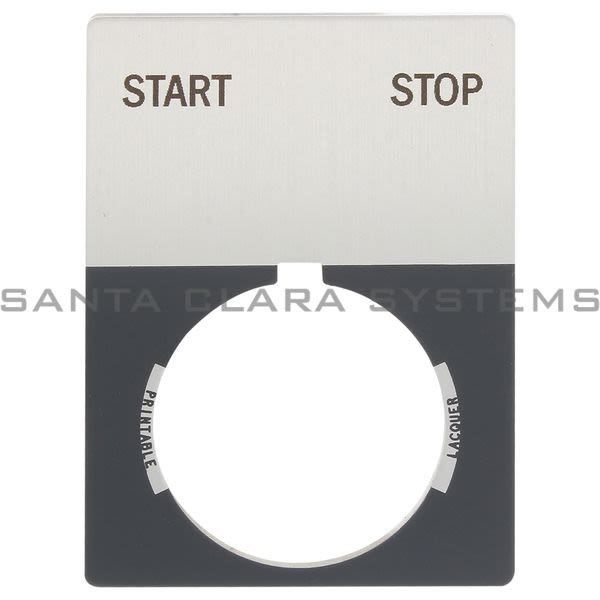 Allen Bradley 800T-X549J 800T Legend Plate,Jumbo,Start-Stop Product Image