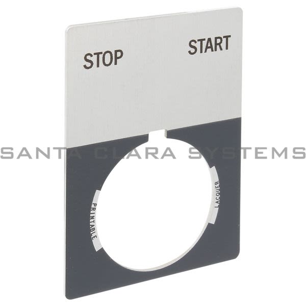 Allen Bradley 800T-X551J 800T Legend Plate,Jumbo,Stop-Start Product Image
