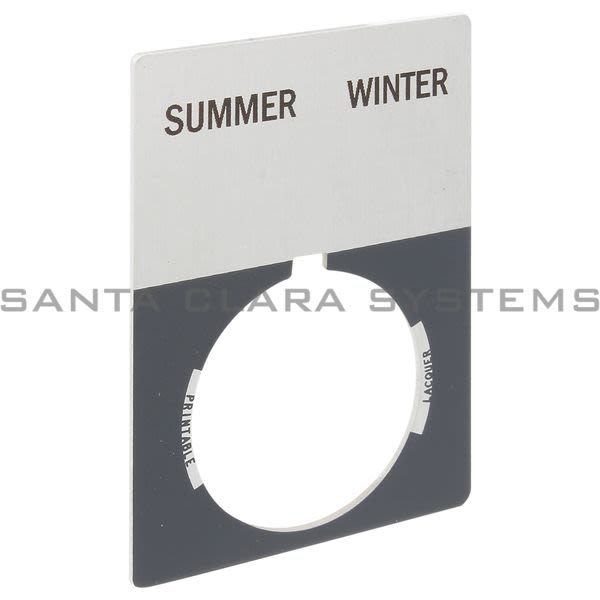 Allen Bradley 800T-X552J 800T Legend Plate,Jumbo,Summer-Winter Product Image