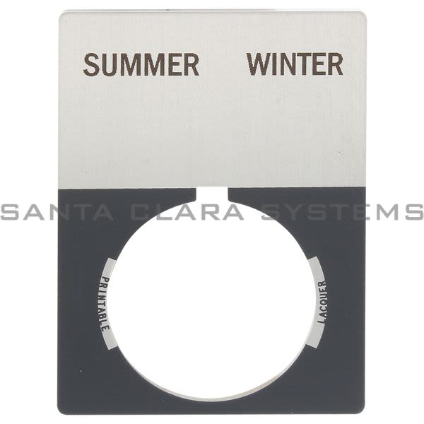 Allen Bradley 800T-X552J 800T Legend Plate,Jumbo,Summer-Winter Product Image