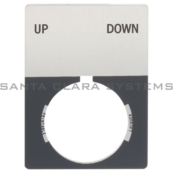 Allen Bradley 800T-X557J 800T Legend Plate,Jumbo,Up-Down Product Image