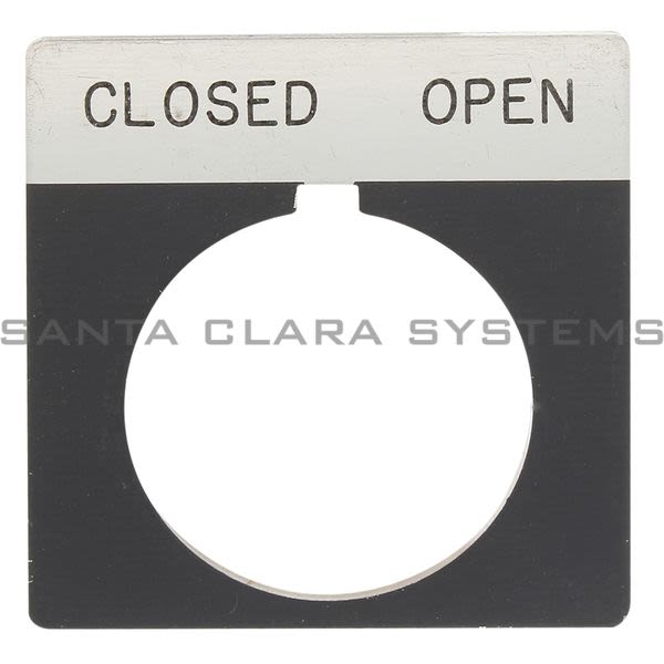 Allen Bradley 800T-X559ECLOSEDOPEN Legend Plate Product Image
