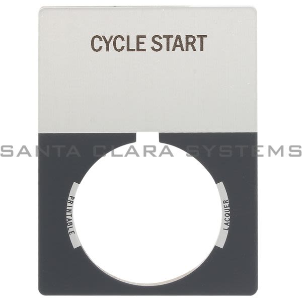 Allen Bradley 800T-X562J 800T Legend Plate,Jumbo,Cycle Start Product Image