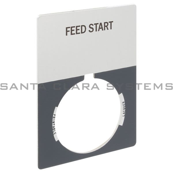 Allen Bradley 800T-X566J 800T Legend Plate,Jumbo,Feed Start Product Image