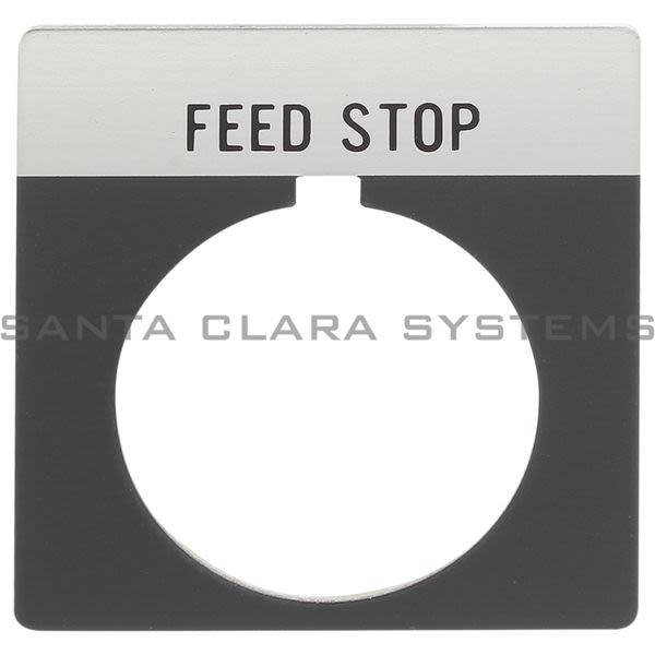 Allen Bradley 800T-X567 800T Legend Plate,Standard,Feed Stop Product Image