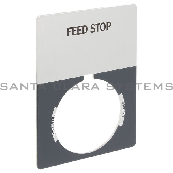 Allen Bradley 800T-X567J 800T Legend Plate,Jumbo,Feed Stop Product Image