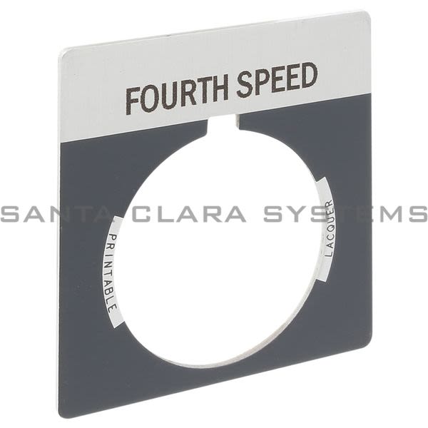 Allen Bradley 800T-X624 800T Legend Plate,Standard,Fourth Speed Product Image