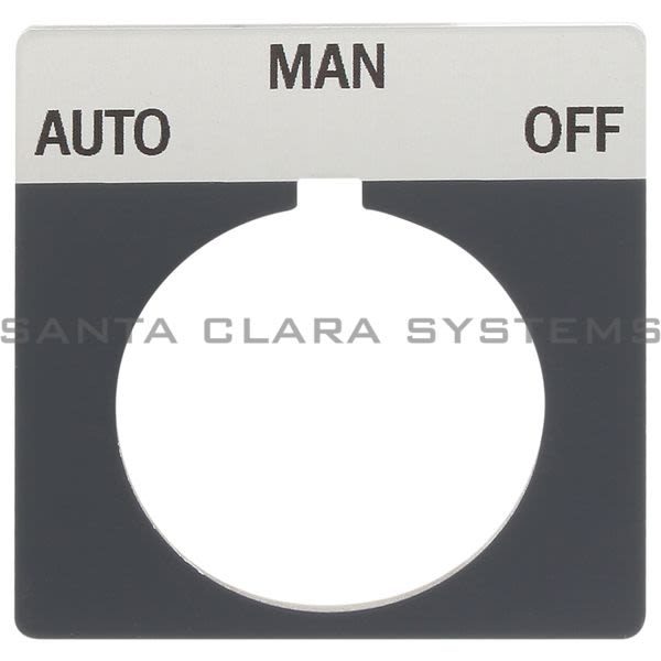 Allen Bradley 800T-X625 800T Legend Plate,Standard,Auto-Man-Off Product Image