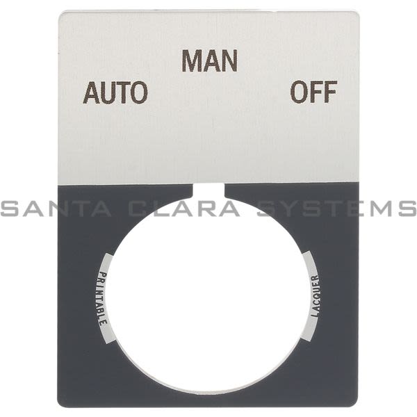 Allen Bradley 800T-X625J 800T Legend Plate,Jumbo,Auto-Man-Off Product Image