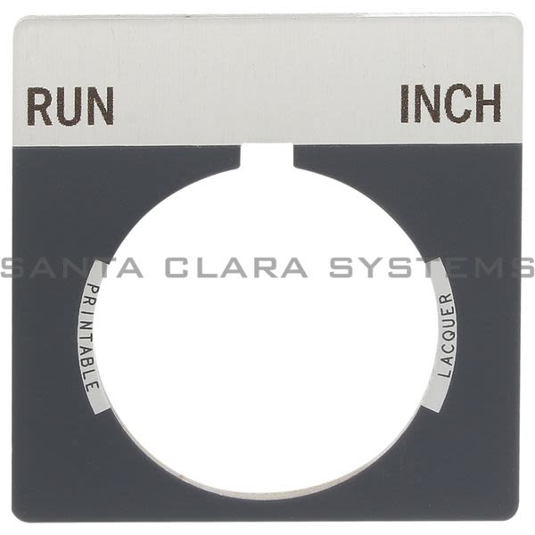 Allen Bradley 800T-X634 800T Legend Plate,Standard,Run-Inch Product Image