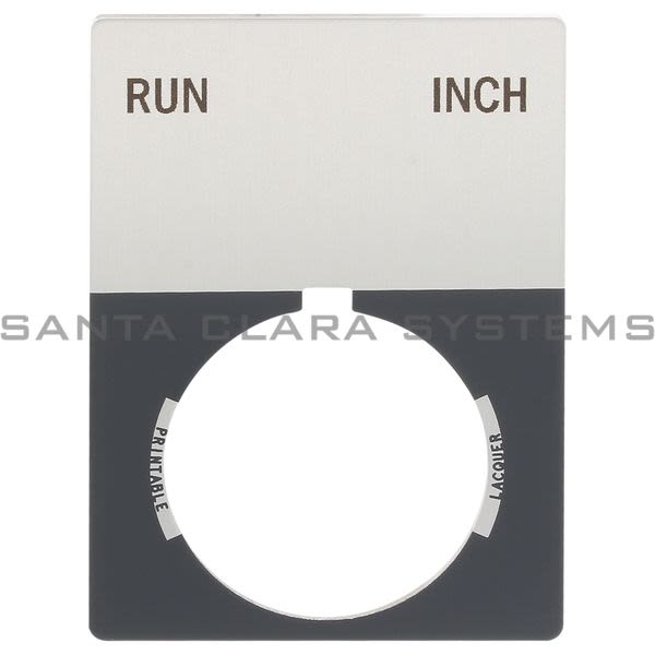 Allen Bradley 800T-X634J 800T Legend Plate,Jumbo,Run-Inch Product Image