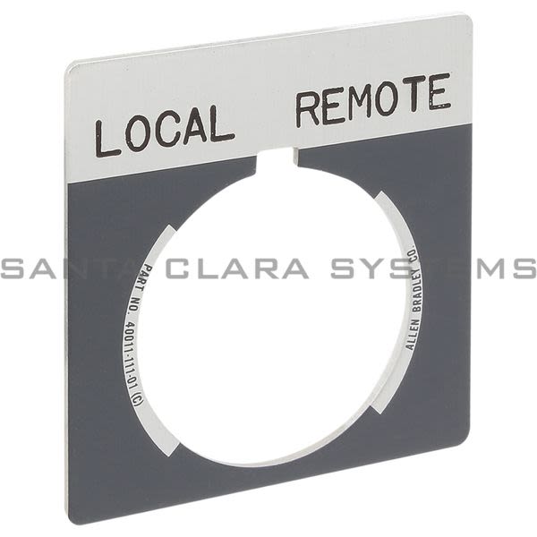 Allen Bradley 800T-X638 Legend Plate Product Image