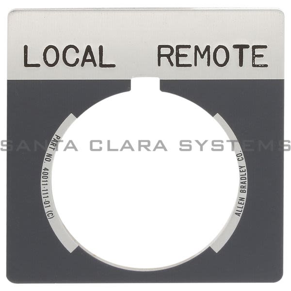 Allen Bradley 800T-X638 Legend Plate Product Image