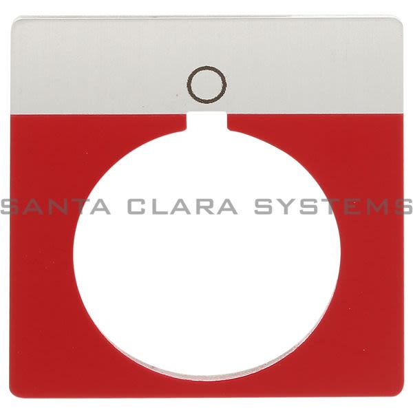 Allen Bradley 800T-X640 800T Legend Plate,Standard,O (Red) Product Image