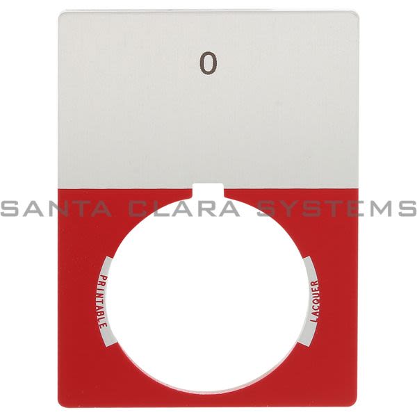 Allen Bradley 800T-X640J 800T Legend Plate,Jumbo,O (Red) Product Image