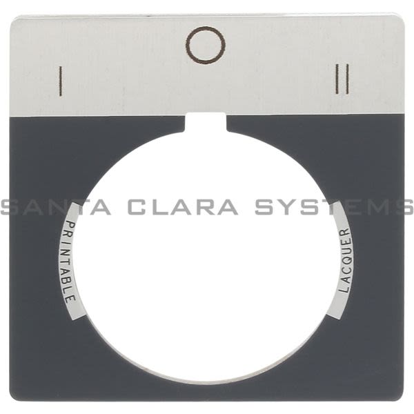 Allen Bradley 800T-X643 800T Legend Plate,Standard,I O II Product Image