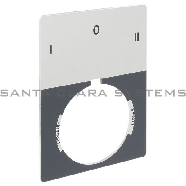 Allen Bradley 800T-X643J 800T Legend Plate,Jumbo,I O II Product Image