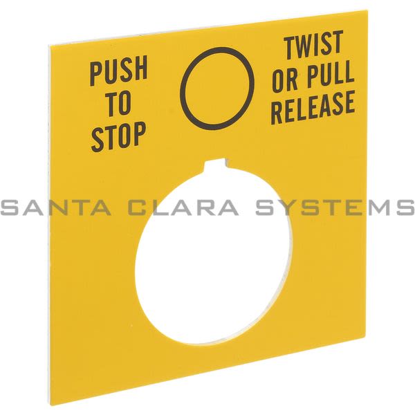 Allen Bradley 800T-X647Y Legend Plate Product Image