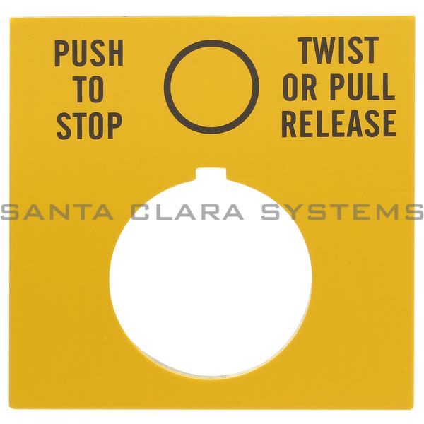 Allen Bradley 800T-X647Y Legend Plate Product Image